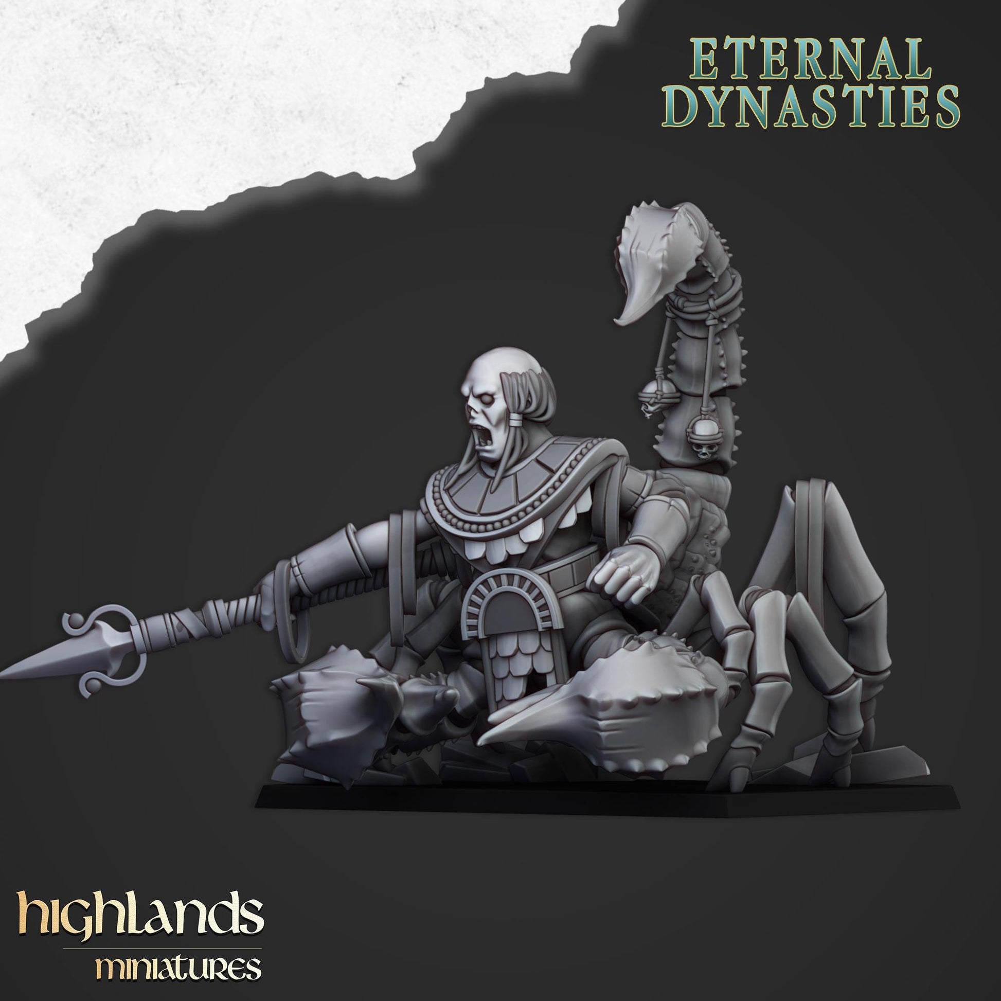 Eternal Scorpion Highland Miniatures Undead Hero Various Scales (US tariffs are pre-paid by us)