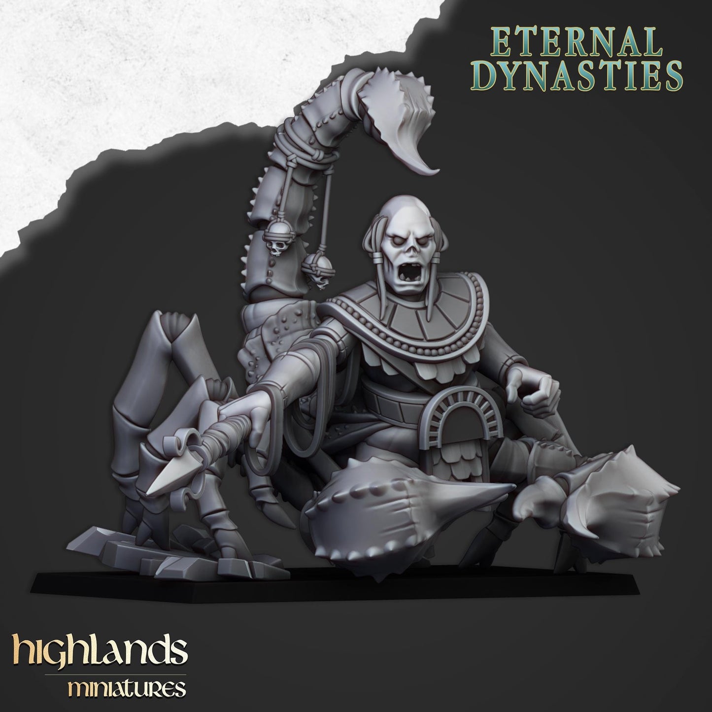 Eternal Scorpion Highland Miniatures Undead Hero Various Scales (US tariffs are pre-paid by us)