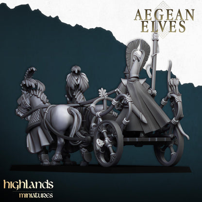 Aegean Elven Chariot Highland Miniatures Various Scales (US tariffs are pre-paid by us)