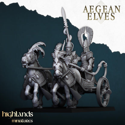 Aegean Elven Chariot Highland Miniatures Various Scales (US tariffs are pre-paid by us)