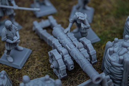 Sunland Artillery Battery with Crew, Cannon, Mortar, Volley Gun Highland Miniatures Various Scales