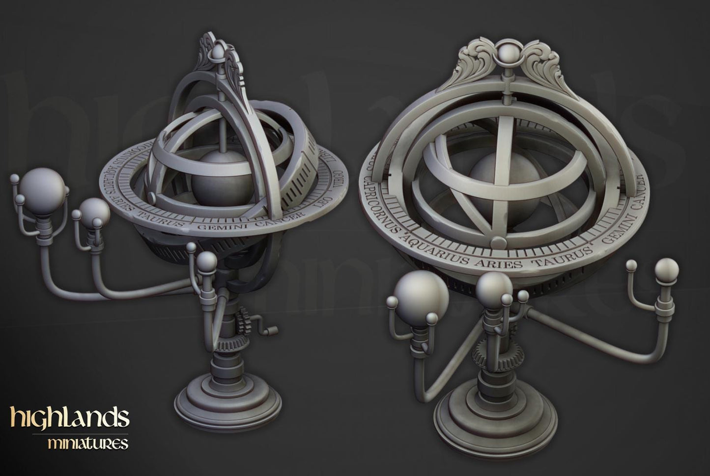 Cosmological Engine Highland Miniatures Various Scales (US tariffs are pre-paid by us)
