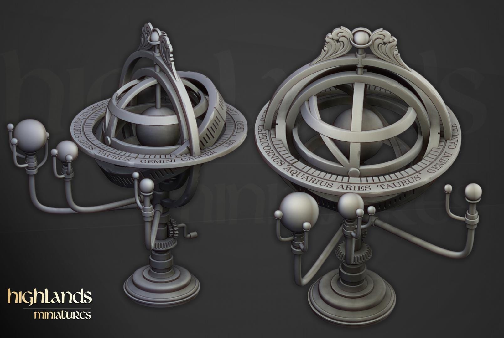 Cosmological Engine Highland Miniatures Various Scales (US tariffs are pre-paid by us)