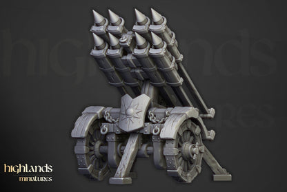 Sunland Rocket Launcher Highland Miniatures Various Scales (US tariffs are pre-paid by us)