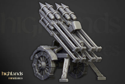 Sunland Rocket Launcher Highland Miniatures Various Scales (US tariffs are pre-paid by us)