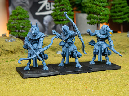 Eternal Anubis Guard Monstrous Infantry 3 models Highland Miniatures Various Scales (US tariffs are pre-paid by us)