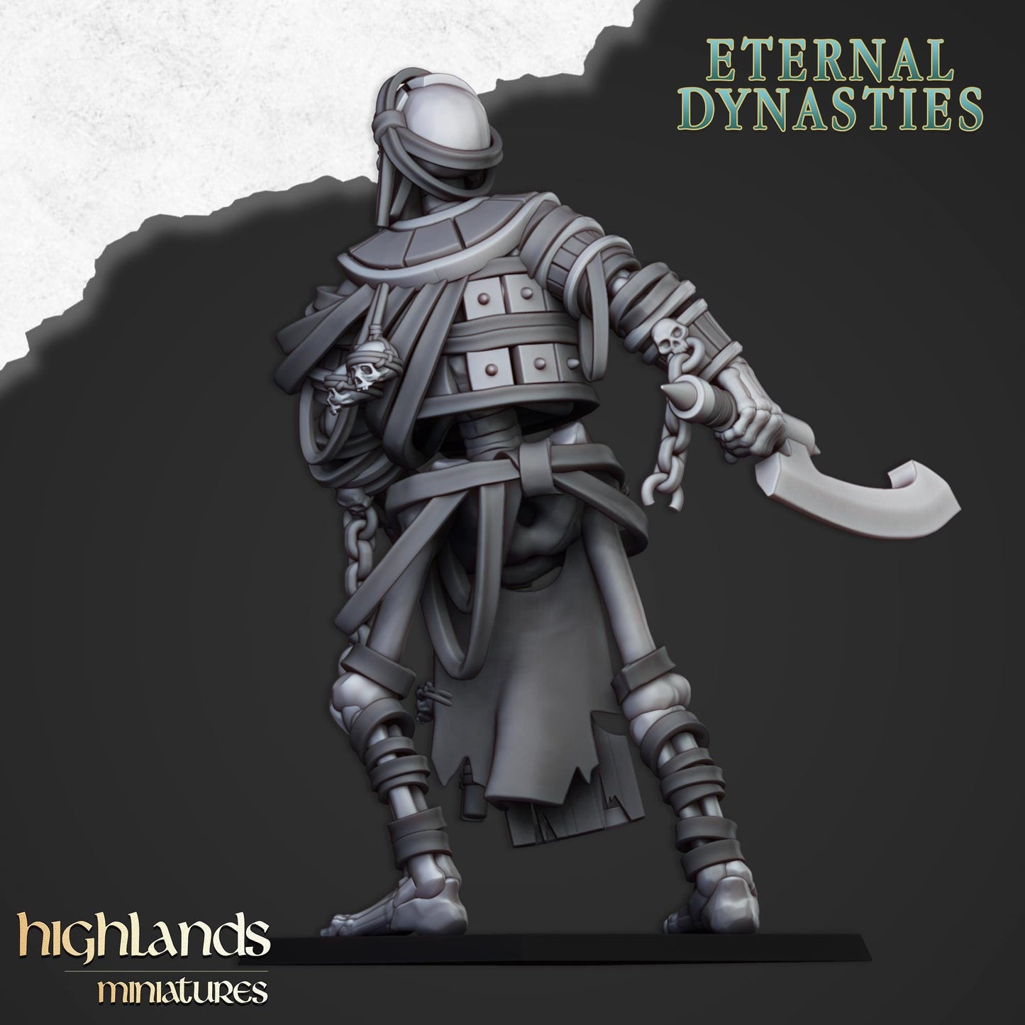 Eternal Skeletal Colossi Highland Miniatures Undead Monster Various Scales (US tariffs are pre-paid by us)
