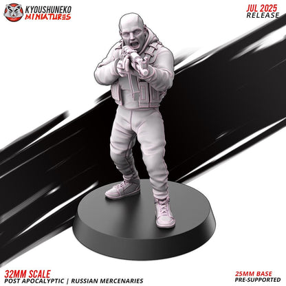 Post Apocalyptic Mercenaries Squad (6 models) Various Scales SF Wargaming (US tariffs are pre-paid by us)