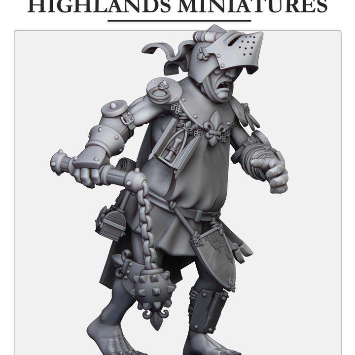Gallia Giant Highland Miniatures Various Scales (US tariffs are pre-paid by us)