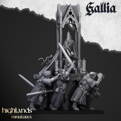 Gallia Pilgrims 11 models and Shrine Highland Miniatures Various Scales (US tariffs are pre-paid by us)