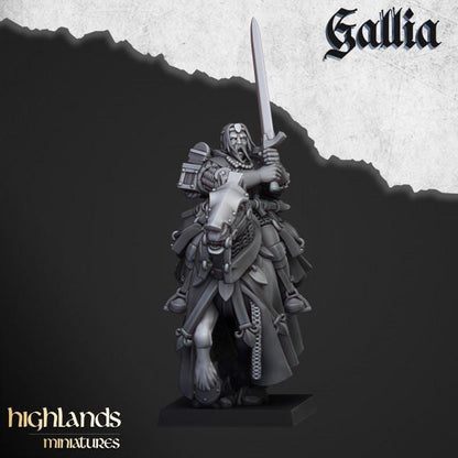 Questing Knights with Command Group 10 models Highland Miniatures Gallia Cavalry Various Scales (US tariffs are pre-paid by us)