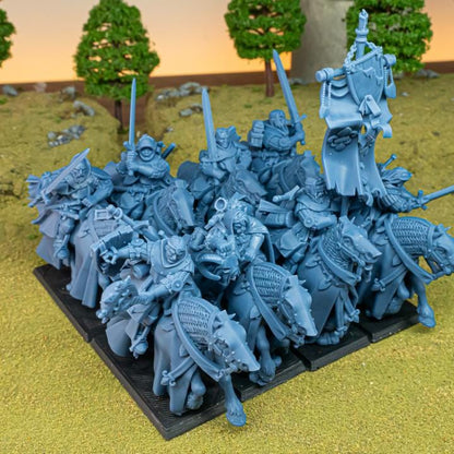 Questing Knights with Command Group 10 models Highland Miniatures Gallia Cavalry Various Scales (US tariffs are pre-paid by us)