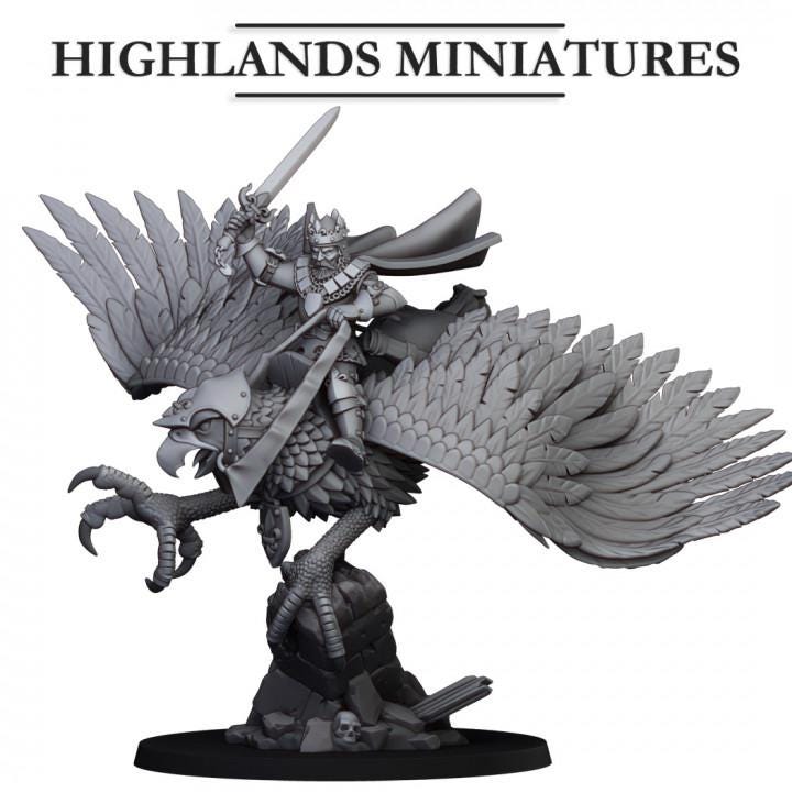 Robert The Gallia on Griffon Highland Miniatures Hero Various Scales (US tariffs are pre-paid by us)