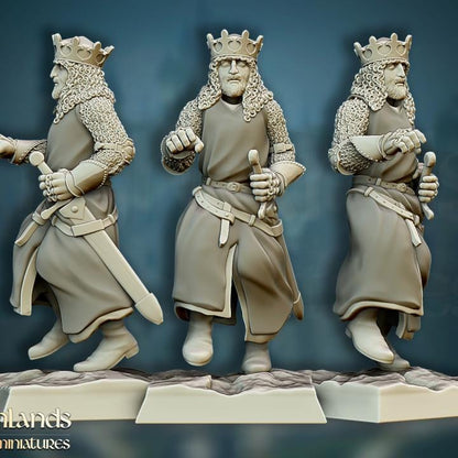 Sir Arthur and Patsy Highland Miniatures Hero Various Scales (US tariffs are pre-paid by us)