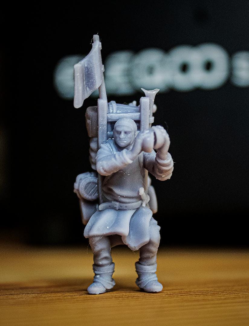 Sir Arthur and Patsy Highland Miniatures Hero Various Scales (US tariffs are pre-paid by us)