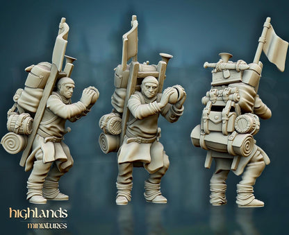 Sir Arthur and Patsy Highland Miniatures Hero Various Scales (US tariffs are pre-paid by us)