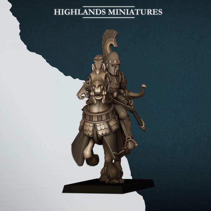 Aegean Elves Sea Hippeis with Command Group 10 models Highland Miniatures Cavalry various scales (US tariffs are pre-paid by us)