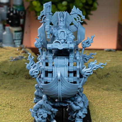 Dwarf King on Throne Highland Miniatures Hero Various Scales (US tariffs are pre-paid by us)