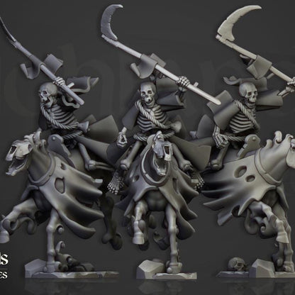 Spectral Cavalry 10 models Highland Miniatures Transilvanya Undead Cavalry various scales (US tariffs are pre-paid by us)