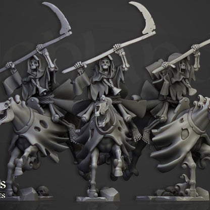Spectral Cavalry 10 models Highland Miniatures Transilvanya Undead Cavalry various scales (US tariffs are pre-paid by us)