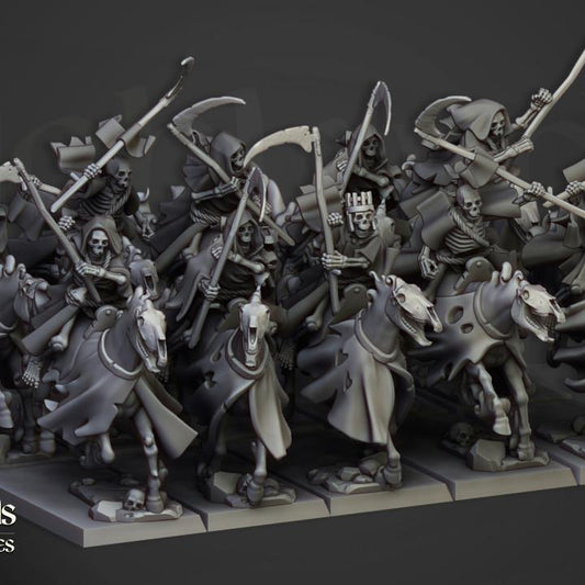 Spectral Cavalry 10 models Highland Miniatures Transilvanya Undead Cavalry various scales (US tariffs are pre-paid by us)