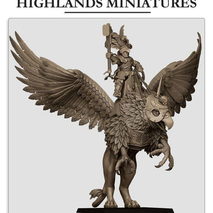 Sunland Emperor on Griffon Highland Miniatures Hero Various Scales (US tariffs are pre-paid by us)