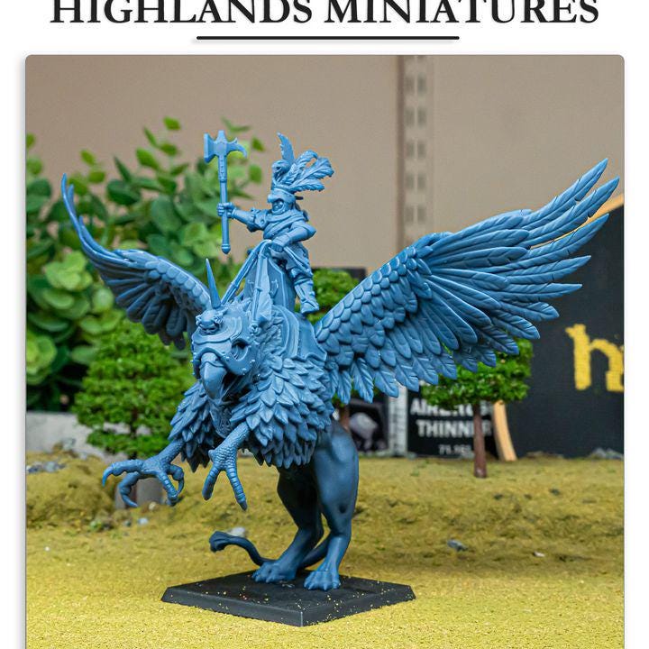 Sunland Emperor on Griffon Highland Miniatures Hero Various Scales (US tariffs are pre-paid by us)