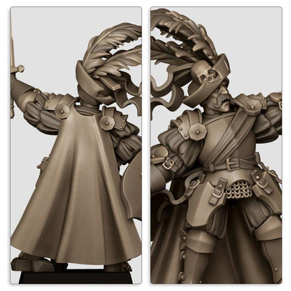 Sunland General on Foot Highland Miniatures Hero Various Scales (US tariffs are pre-paid by us)