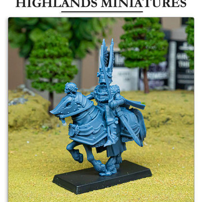 Sunland General on Horse Highland Miniatures Hero Various Scales (US tariffs are pre-paid by us)