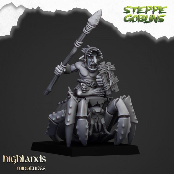 Mounted Coast Goblins 10 models Highland Miniatures Various Scales (US tariffs are pre-paid by us)