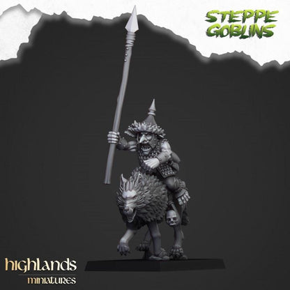Mounted Steppe Goblins with Command Group 10 models Highland Miniatures Various Scales (US tariffs are pre-paid by us)