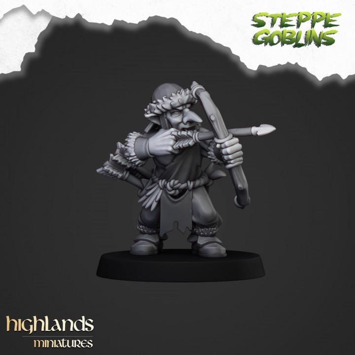 Steppe Goblin with Bows 10 models Highland Miniatures Various Scales (US tariffs are pre-paid by us)