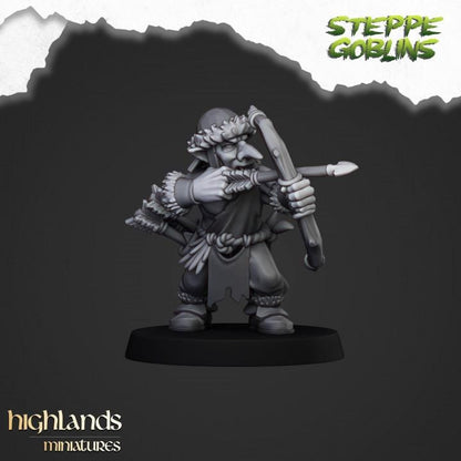 Steppe Goblin with Bows 10 models Highland Miniatures Various Scales (US tariffs are pre-paid by us)
