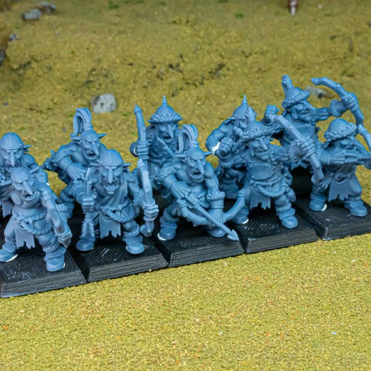 Steppe Goblin with Bows 10 models Highland Miniatures Various Scales (US tariffs are pre-paid by us)
