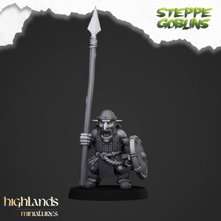 Steppe Goblins and Command Group 10 models Highland Miniatures Various Scales (US tariffs are pre-paid by us)