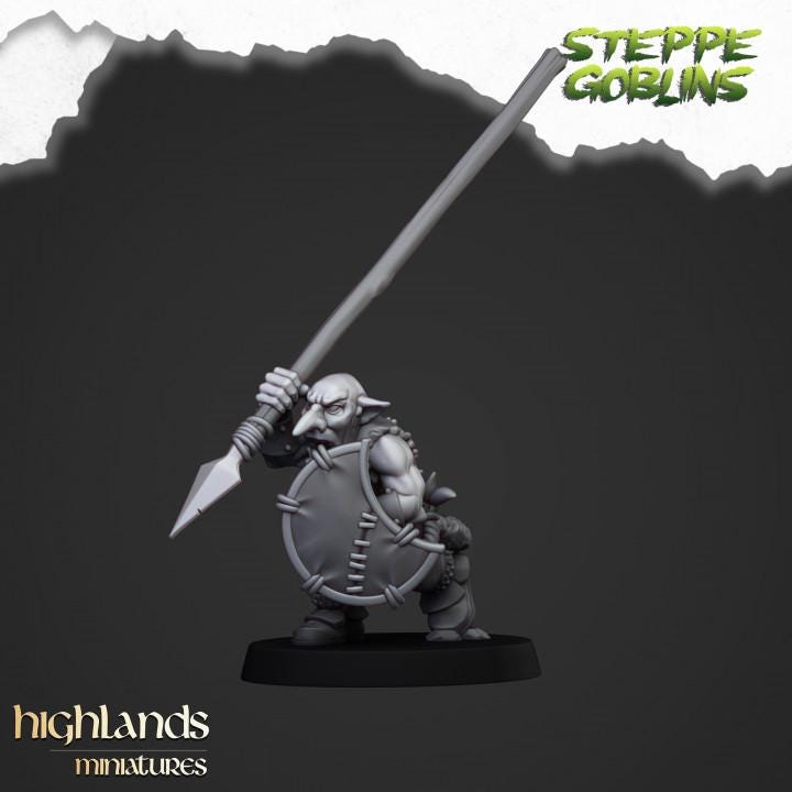 Steppe Goblins and Command Group 10 models Highland Miniatures Various Scales (US tariffs are pre-paid by us)