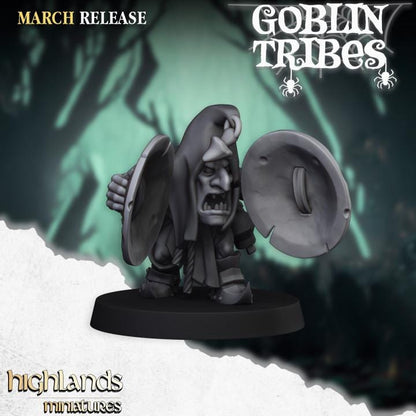 Swamp Goblins Herd 10 Frogs 5 Herders Highland Miniatures Various Scales (US tariffs are pre-paid by us)