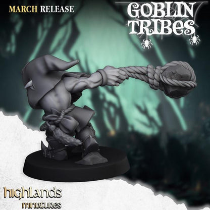 Swamp Goblins Stonethrowers 5 models Highland Miniatures Various Scales (US tariffs are pre-paid by us)