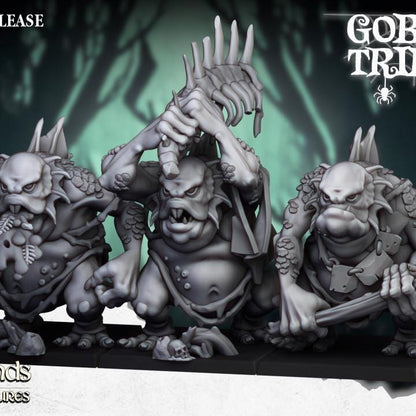 Swamp Trolls 3 models Highland Miniatures Various Scales (US tariffs are pre-paid by us)