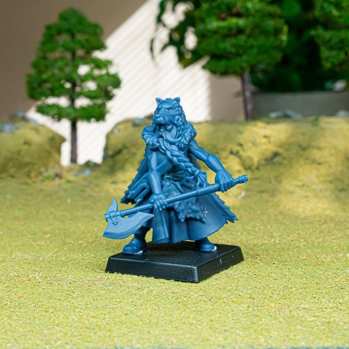 Mergenheim Druid on Foot Highland Miniatures Hero Various Scales (US tariffs are pre-paid by us)