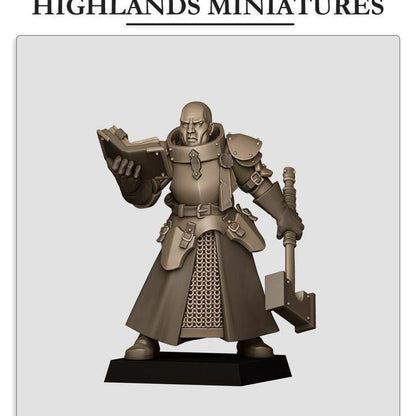 Sunland Battle Priest 2 Variants on Foot Highland Miniatures Hero Various Scales (US tariffs are pre-paid by us)