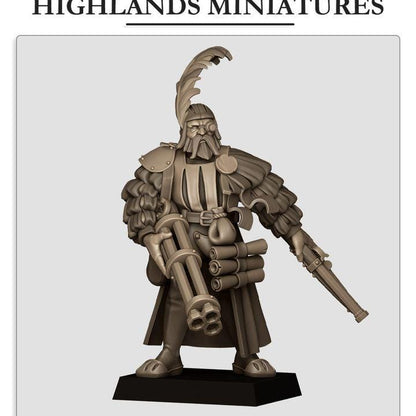 Sunland Engineer 2 Variants on Foot Highland Miniatures Hero Various Scales (US tariffs are pre-paid by us)