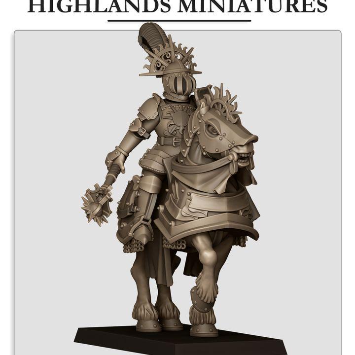Sunland Golden Flames Elector Highland Miniatures Mounted Hero Various Scales (US tariffs are pre-paid by us)