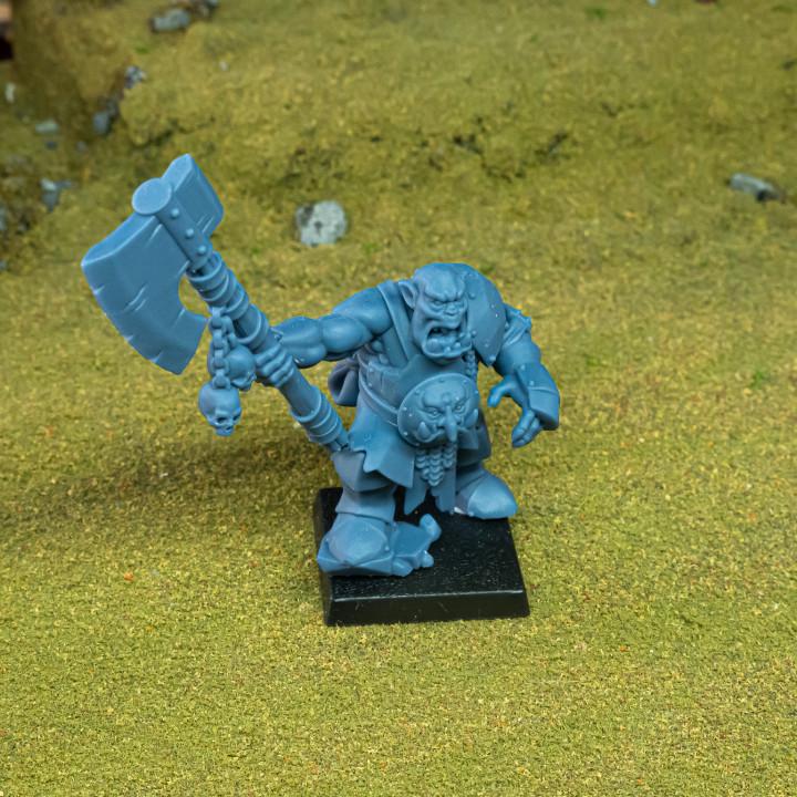Borgok Skullcrusher Orc Hero Highland Miniatures Various Scales (US tariffs are pre-paid by us)