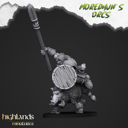 Mounted Orcs with Spears 10 models Highland Miniatures Various Scales (US tariffs are pre-paid by us)