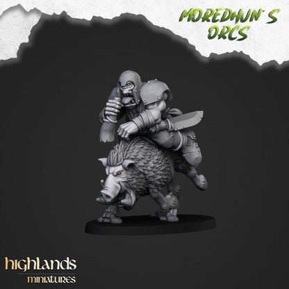 Mounted Orcs with Spears 10 models Highland Miniatures Various Scales (US tariffs are pre-paid by us)