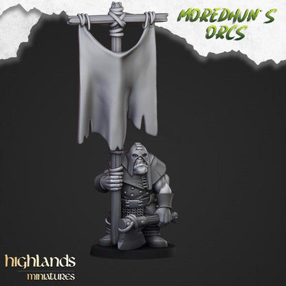 Cave Orcs with Command 10 models Highland Miniatures Various Scales (US tariffs are pre-paid by us)
