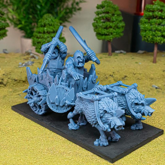Orc Chariot Highland Miniatures Various Scales (US tariffs are pre-paid by us)