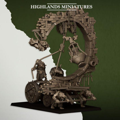 Moving Sewer with Bell and Censer Highland Miniatures Vermin Various Scales (US tariffs are pre-paid by us)