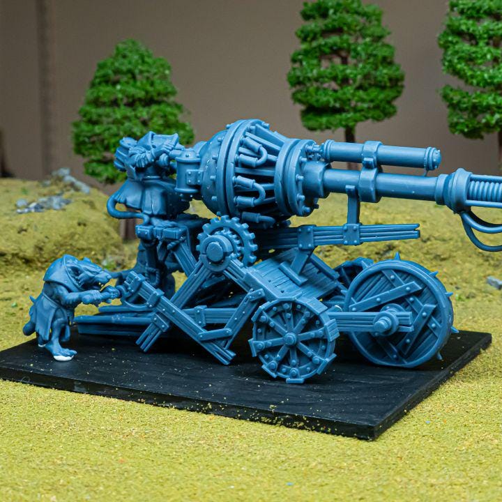 Sewer Vermin Cannon Highland Miniatures Various Scales (US tariffs are pre-paid by us)